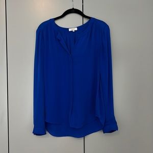 Royal Blue Babaton | Long Sleeve Blouse